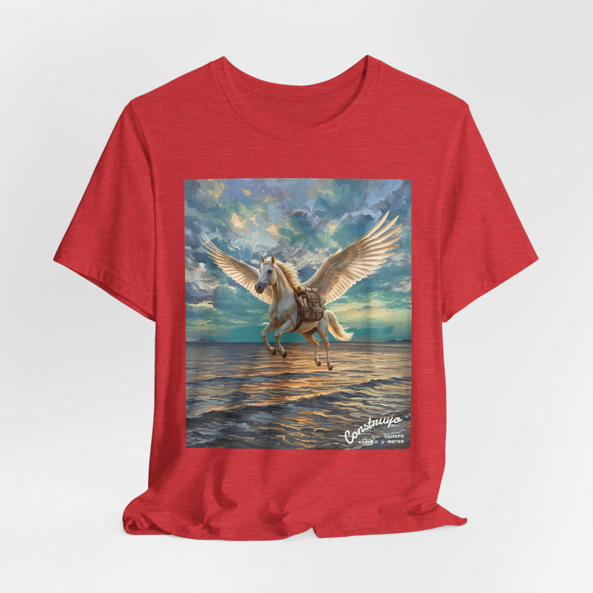 Pegasus Beach T-Shirt — 'Constanza' Inspirational Winged Horse Tee