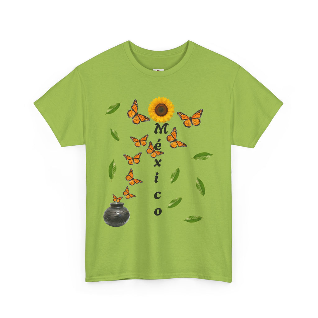 Mexico Monarch Butterfly Sunflower T‑Shirt