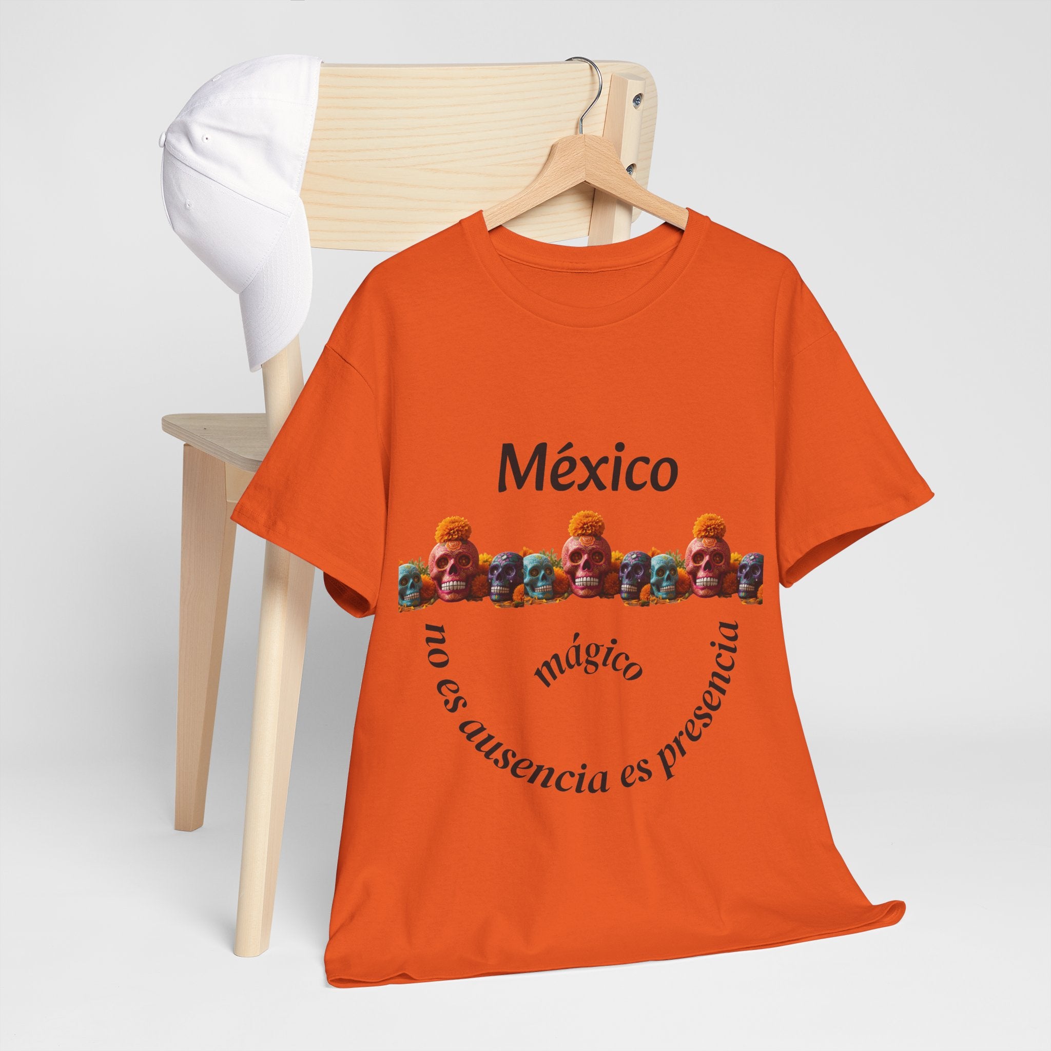 México Mágico Tee - "no es ausencia es presencia" Día de Muertos Tribute T-Shirt