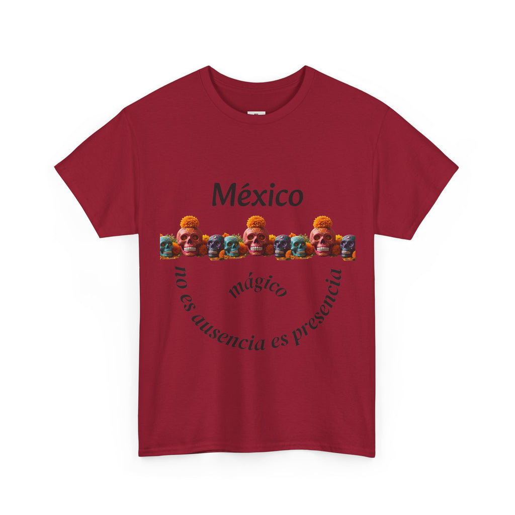 México Mágico Tee - "no es ausencia es presencia" Día de Muertos Tribute T-Shirt