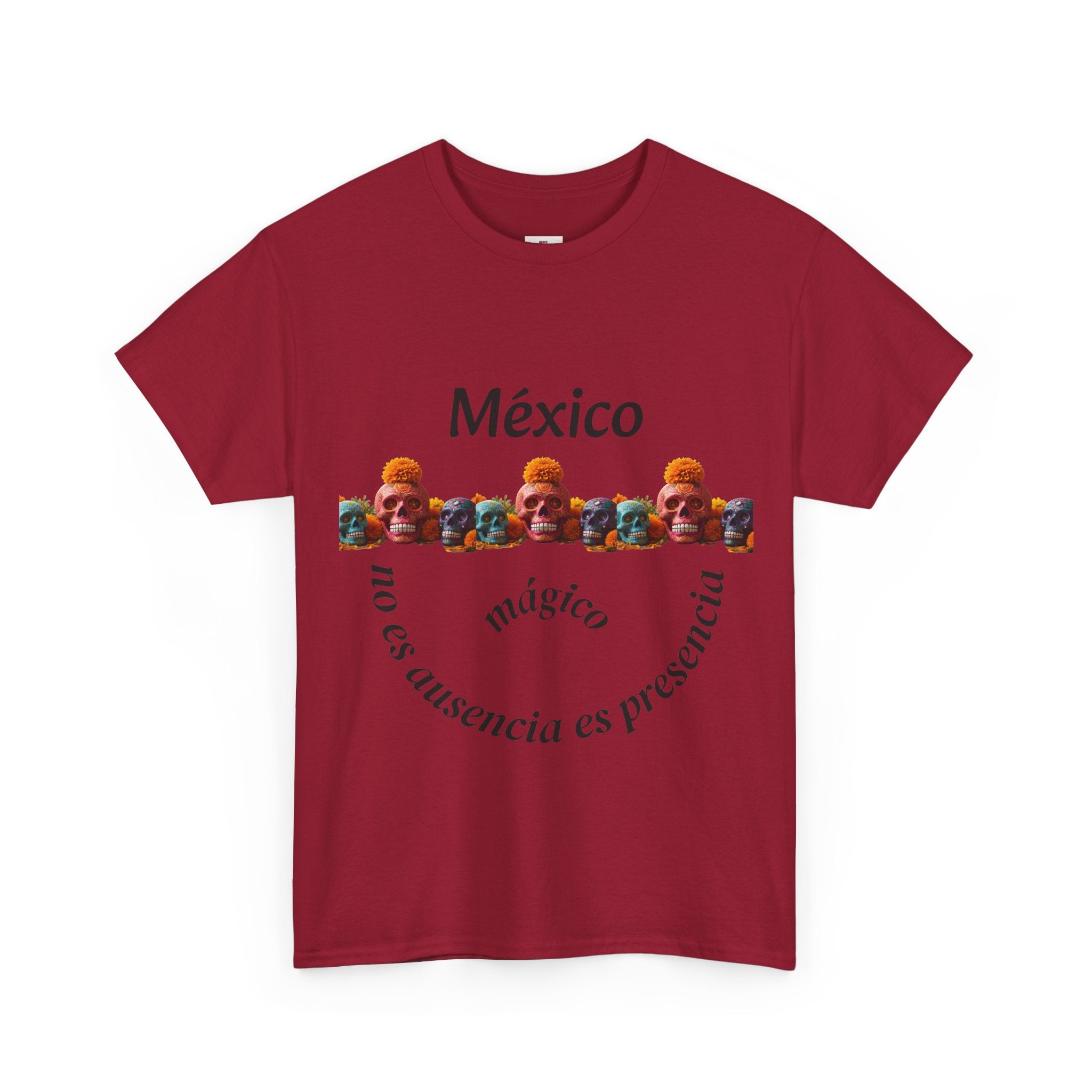 México Mágico Tee - "no es ausencia es presencia" Día de Muertos Tribute T-Shirt